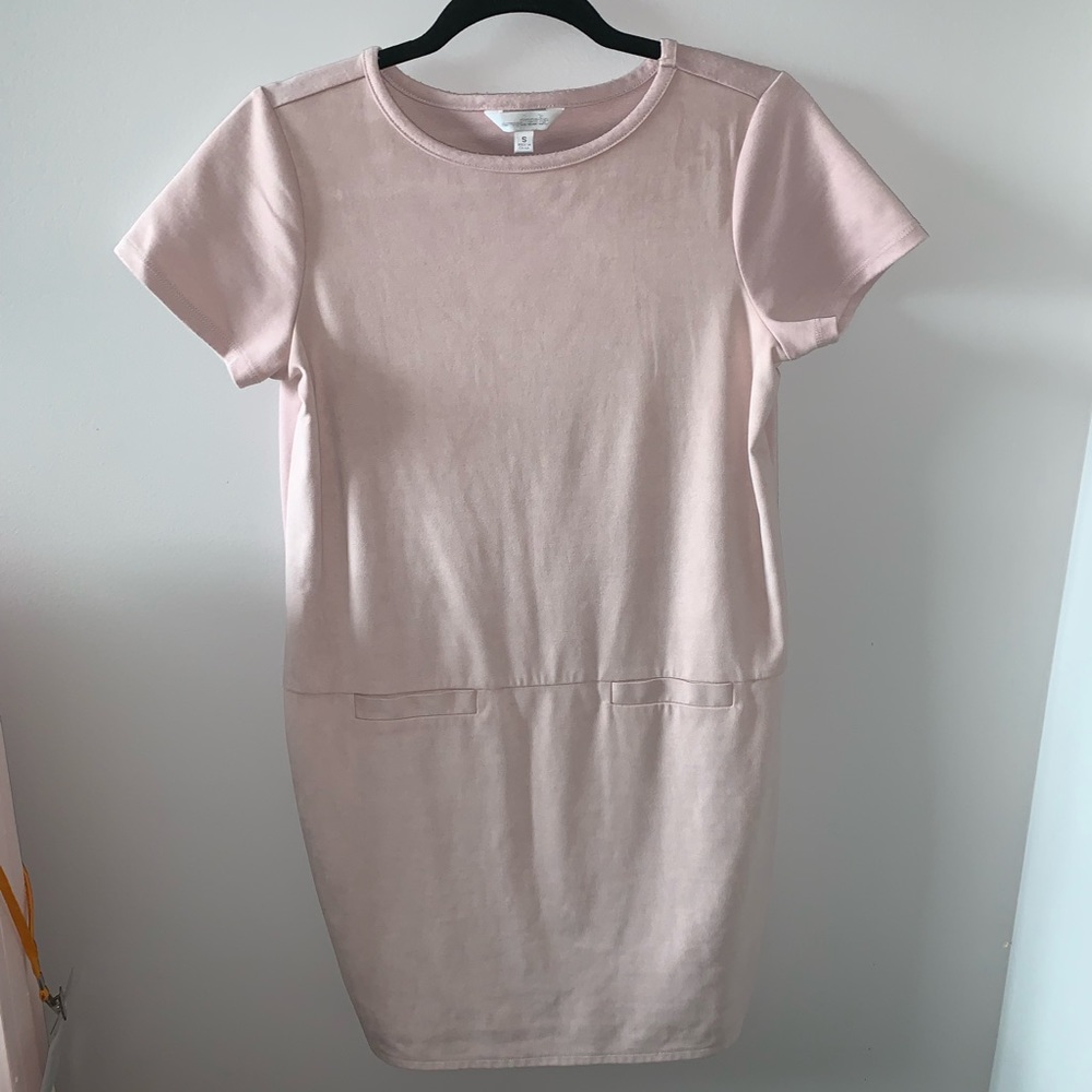 blush pink dress